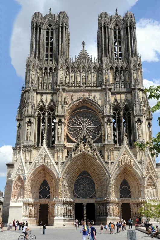 Reims Notre Dame Katedrali